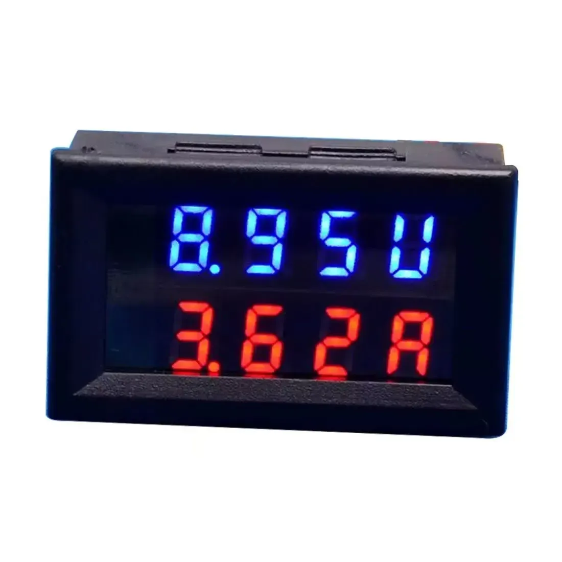 شاشه قياس فولت+امبيرDc 4-digit dual displayLED digital voltmeter and ammeter